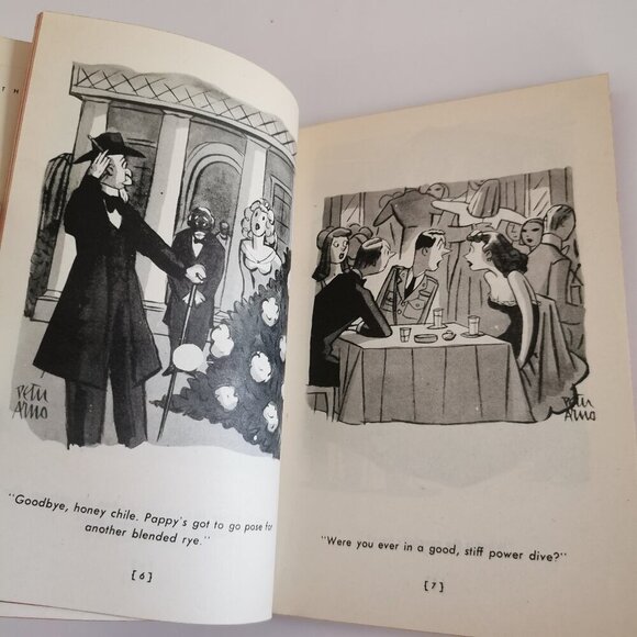 1947 Peter Arno Pocket Book New Yorker Cartoons Satirical Art Vintage Illust - Picture 6 of 8